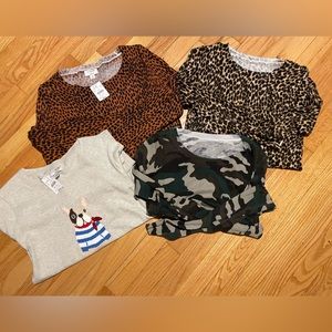 J Crew teddie sweater bundle